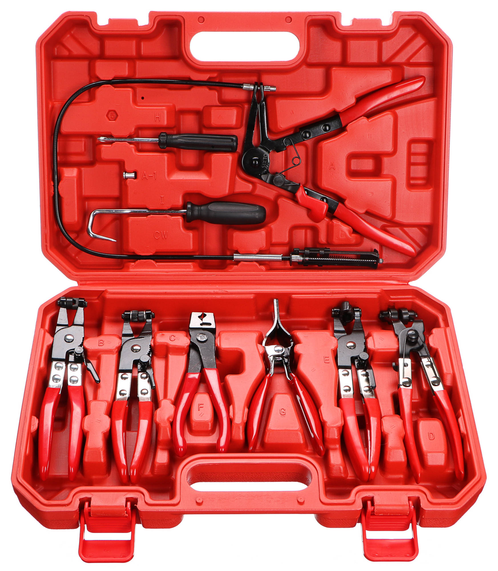 Csőbilincs-fogó készlet MECHANIC HOSE CLAMP SET 9