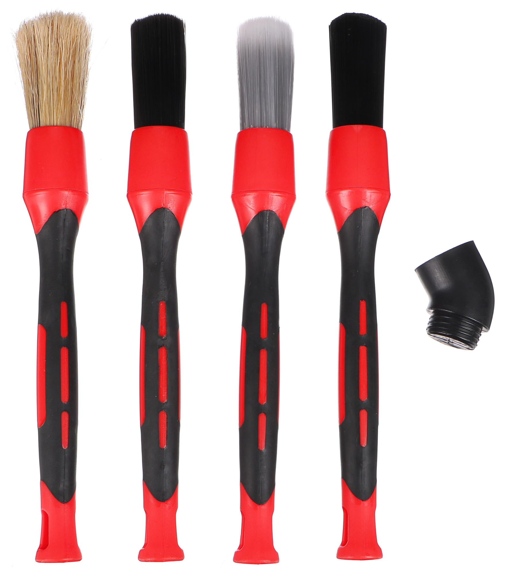 Precíziós kefe készlet cserélhető fejekkel az autó tisztításához CAR DETAILING BRUSH 4