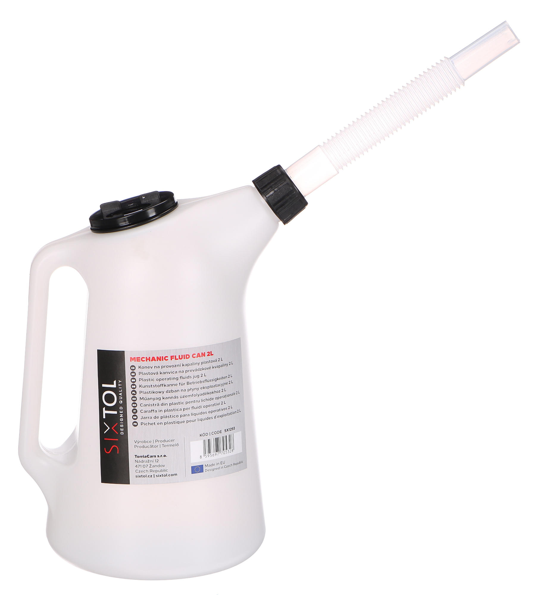 Műanyag kanna üzemi folyadékokhoz MECHANIC FLUID CAN 2L