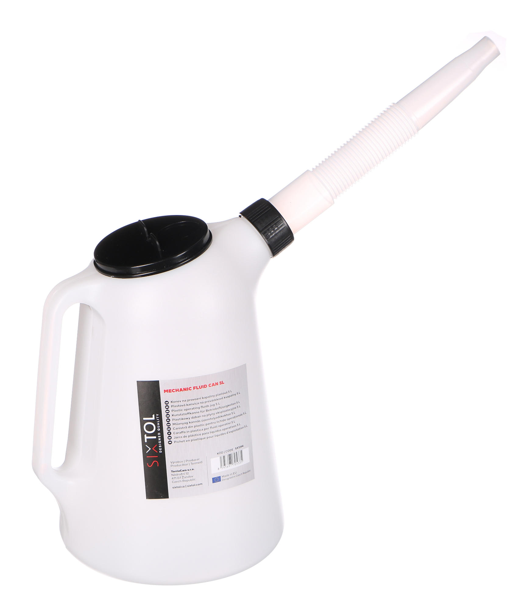 Műanyag kanna üzemi folyadékokhoz MECHANIC FLUID CAN 5L