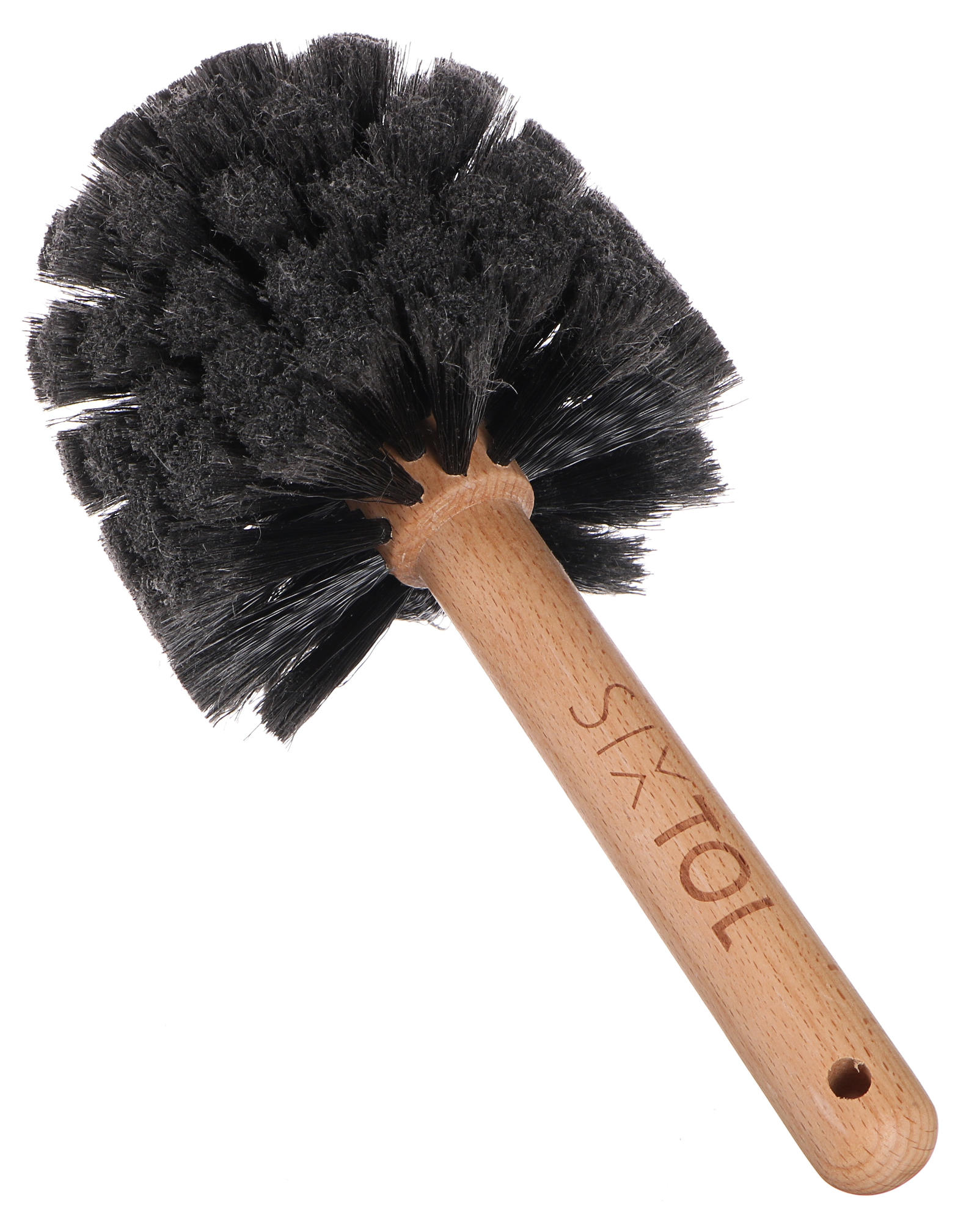 Kerek kefe a kerékpár vagy motorkerékpár karosszériájának tisztításához CAR DETAILING WOOD BRUSH 1