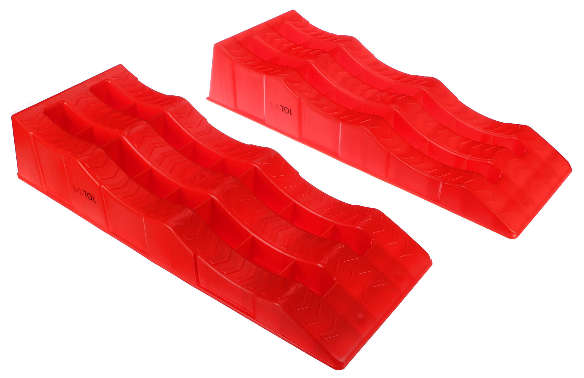 Autófelhajtórámpák MECHANIC CAR RAMP 5T, 2 db, piros