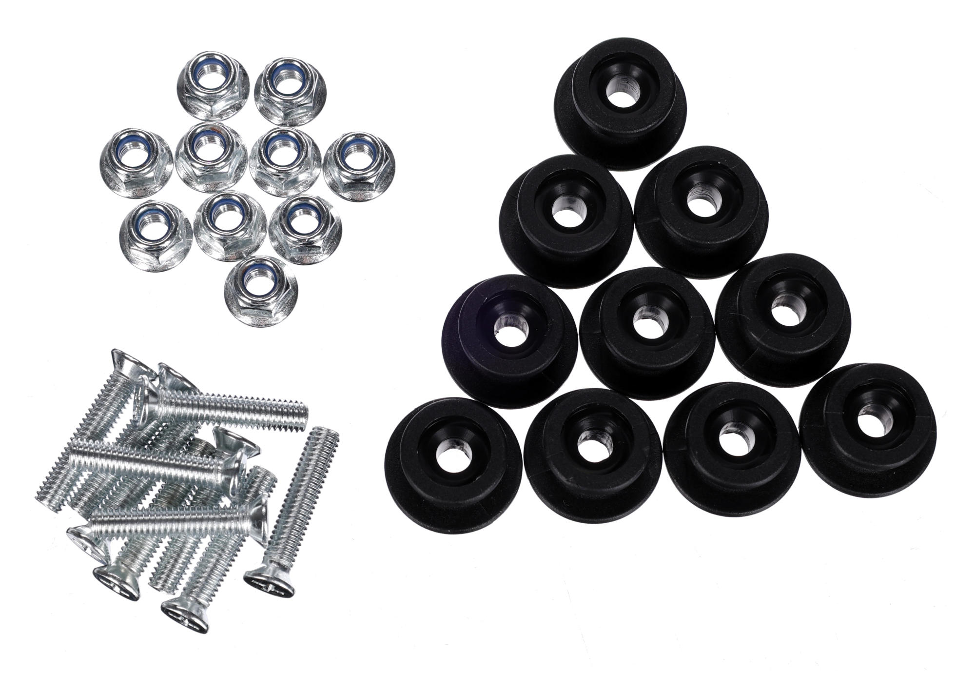 Horgok és csavarok készlet háló/ponyva rögzítéséhez TRAILER HOOK SET 2, 10 db