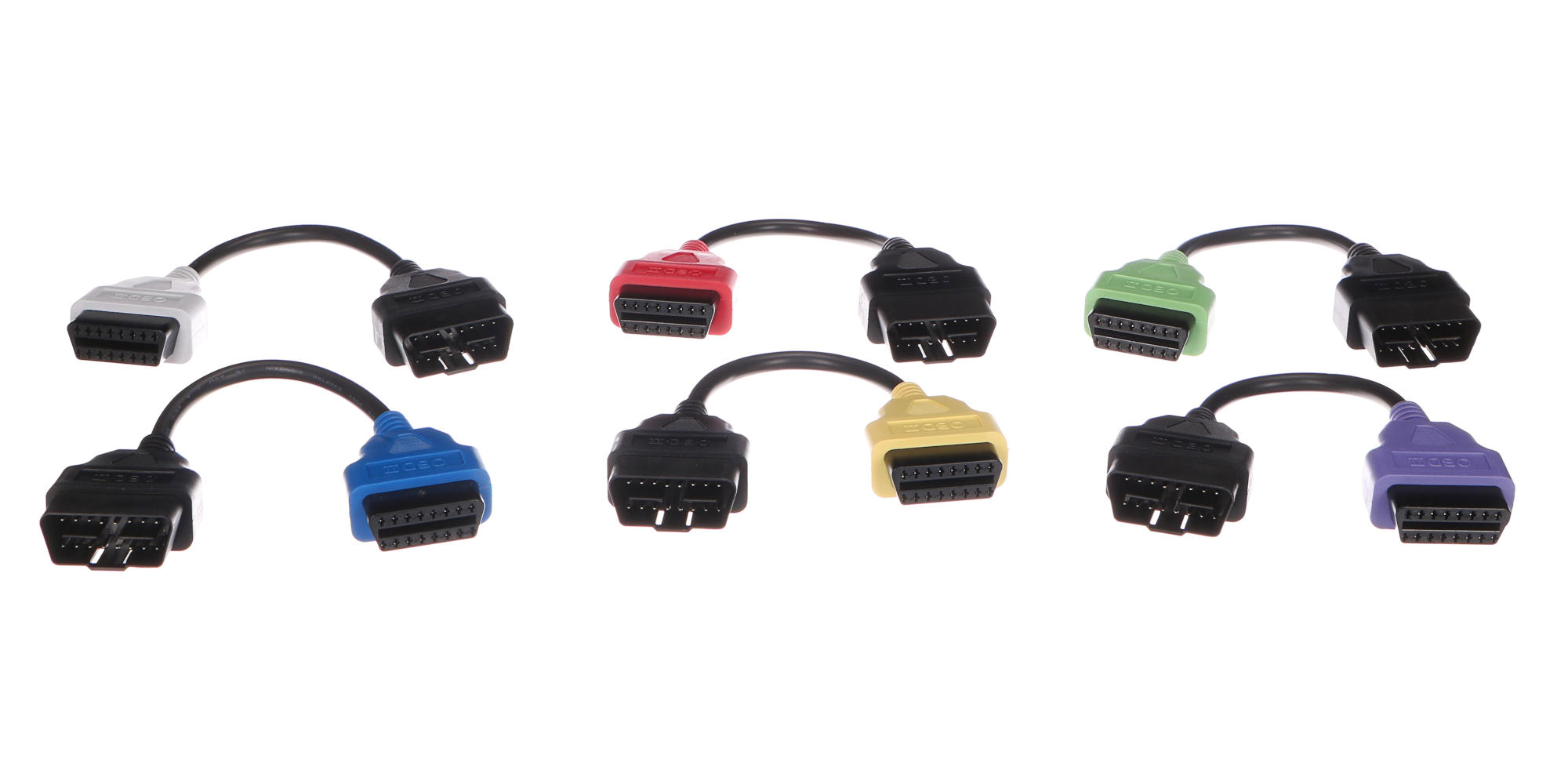 Komplett OBD-II redukciós készlet FiatECUScan személyautókhoz MECHANIC CABLE SET 3, 6 db